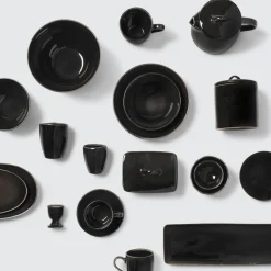 Nordic Coal Espressotasse mit Untertasse